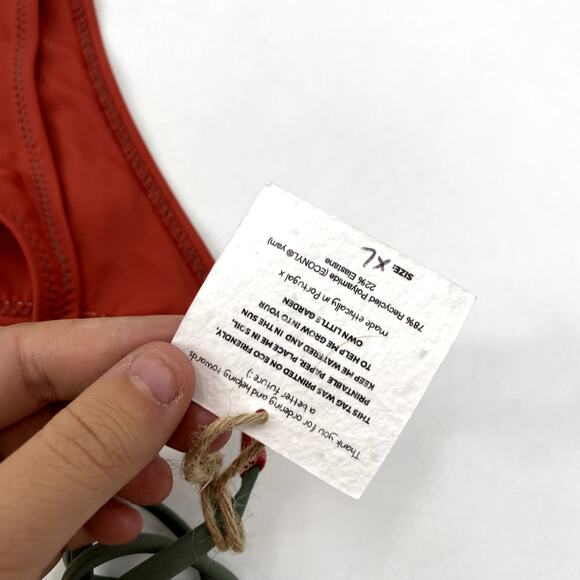 so so good swim string bikini bottoms tangerine - Picture 4 of 4